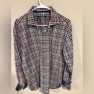 Hammer Made Men's Casual Button Down Shirt. 44/17.5